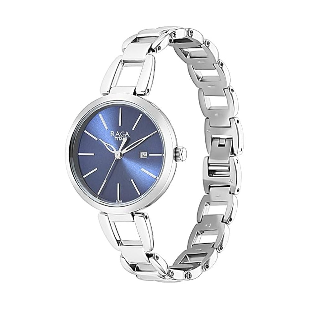 Titan Raga Viva Silver Women's Watch 2642SM02