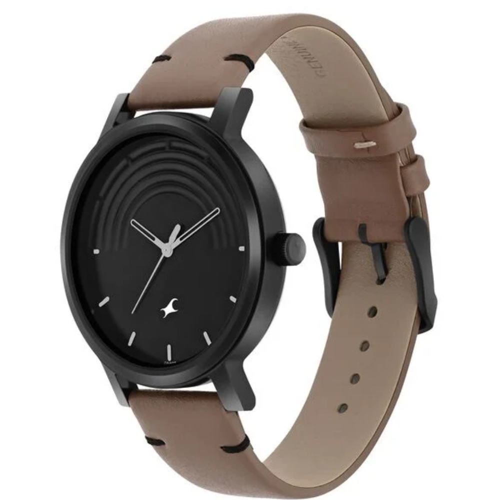 Fastrack Crush Black Dial Analog Watch for Guys - 3299NL01