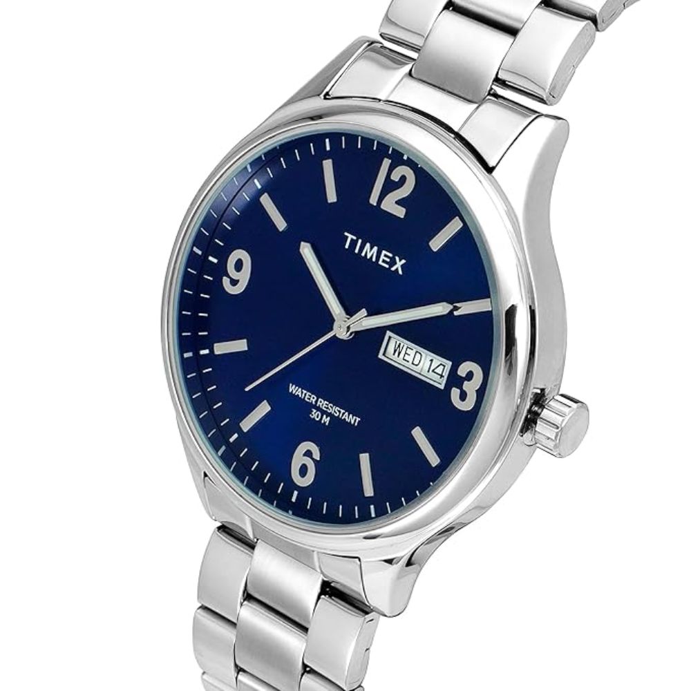 TIMEX Analog Blue Silver Men's Watch TWEG18420