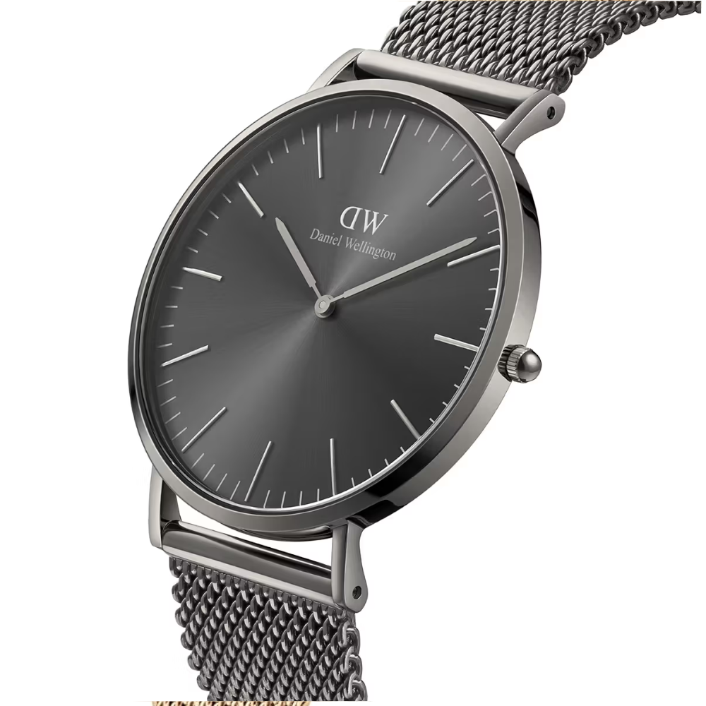 Daniel Wellington Classic 40 Anthracite Grey Sunray Men's Watch DW00100630