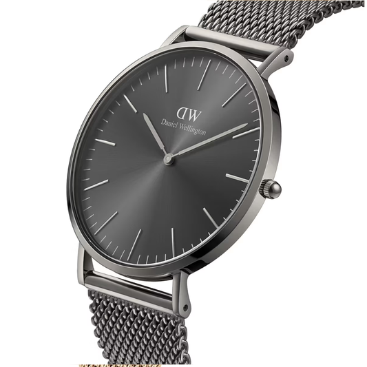 Daniel Wellington Classic 40 Anthracite Grey Sunray Men's Watch DW00100630