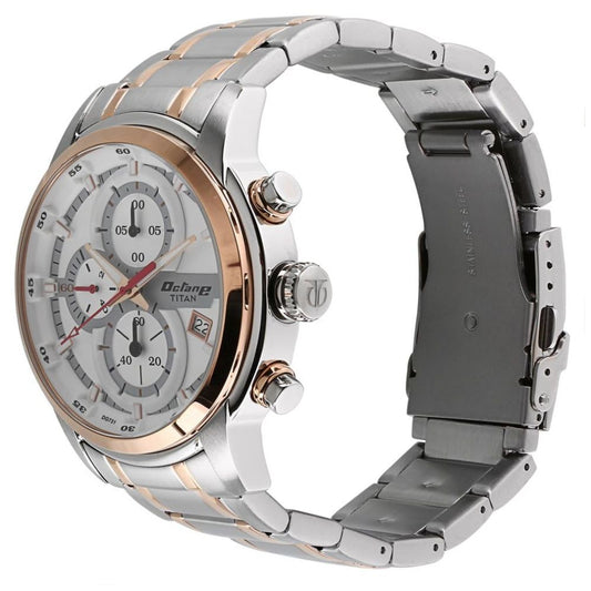 Titan Octane Silver Men's Watch 90086KM02
