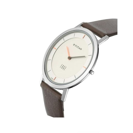 Titan Edge Silver Dial Men's Watch 1595SL03