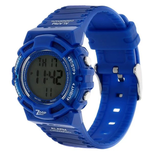 Zoop Digital Dial Blue Strap Boys Kids Digital Watch 4040PP03