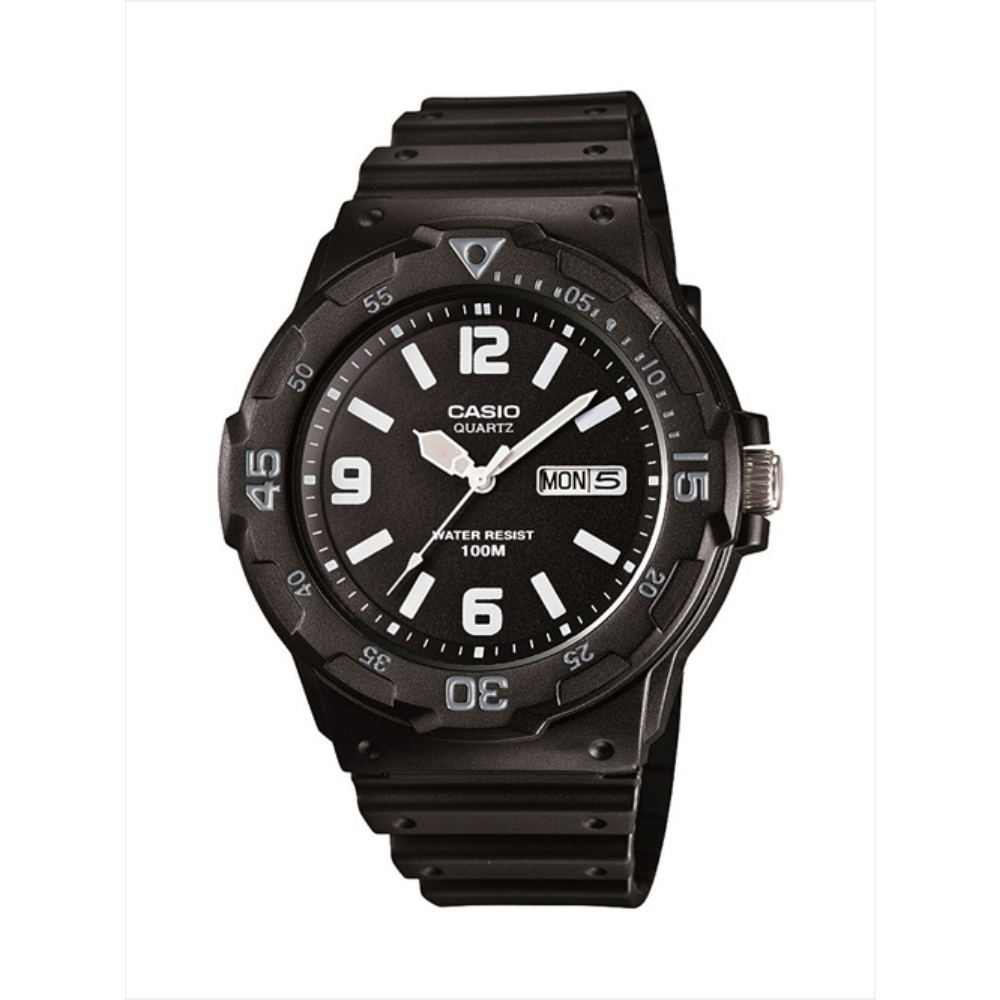 Casio Black Resin Strap Men's Watch MRW-200H-1B2V, MRW-200H-1B3V, MRW-200H-1BV | 10393907
