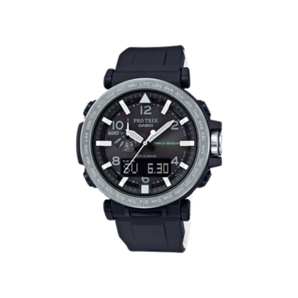 Casio Black Resin Strap Men's Watch PRG-650-1 | 10631621