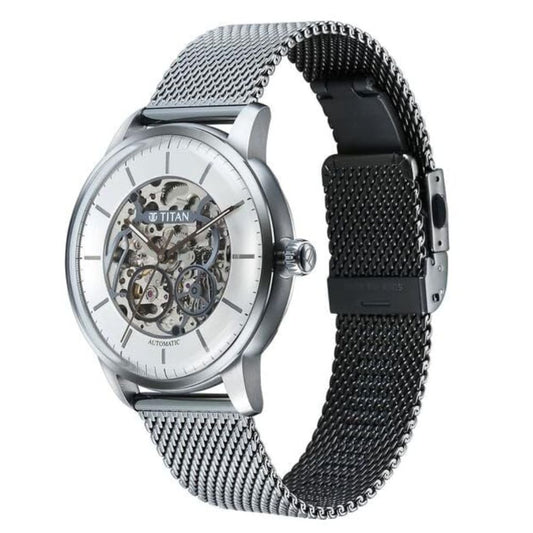 Titan Automatic Color Upgrade Grey Men's Watch 90110QM02