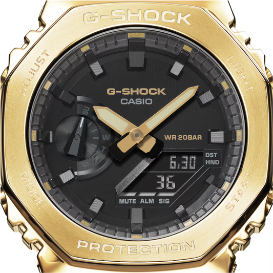 Casio G-Shock Black Dial Men's Watch GM-2100G-1A9DR G1278