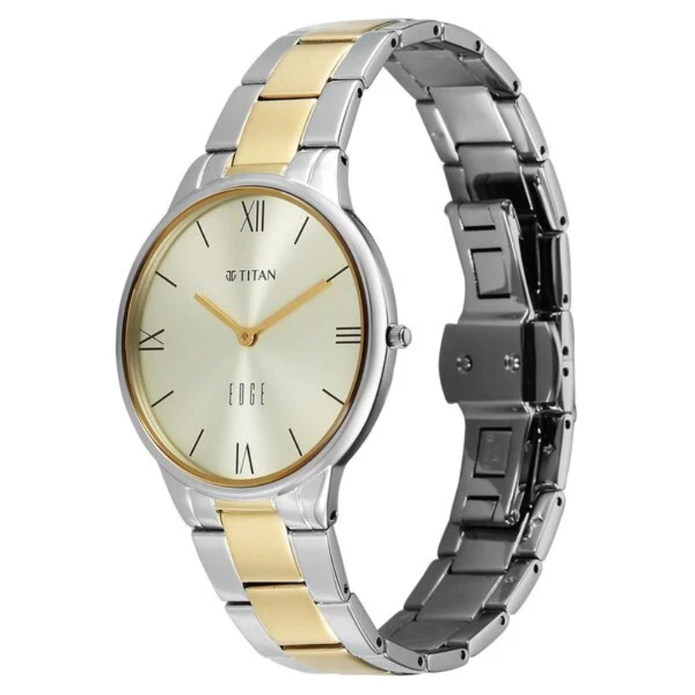 Titan Edge Gleam Silver Women's Watch 2734BM01