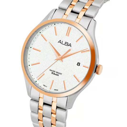 ALBA White Dial Men's Watch AS9R28X1