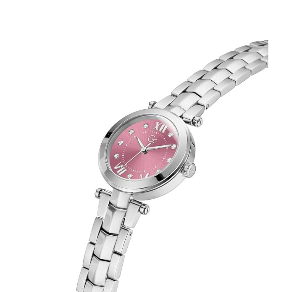 G.C. Round Pink Dial Analog Women's Watch Y93008L3