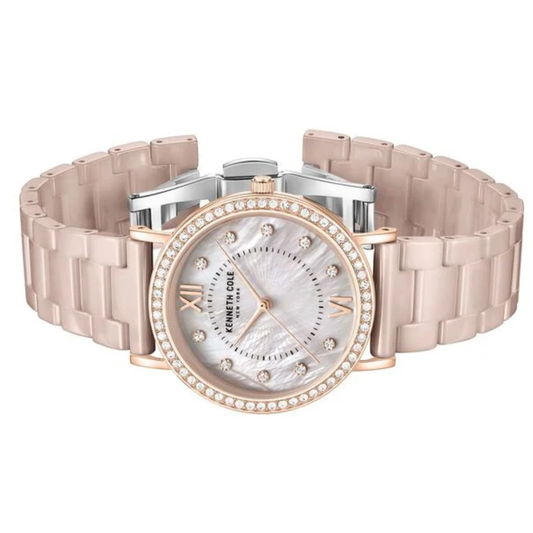 Kenneth Cole Quartz Grey Dial Women's Watch Accessory Style KCWLG0062803LD