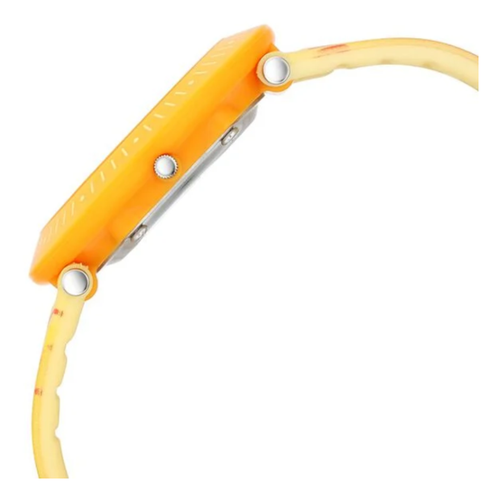 Zoop Yellow Dial Yellow Strap Girls Kids Analog Watch 26007PP09W