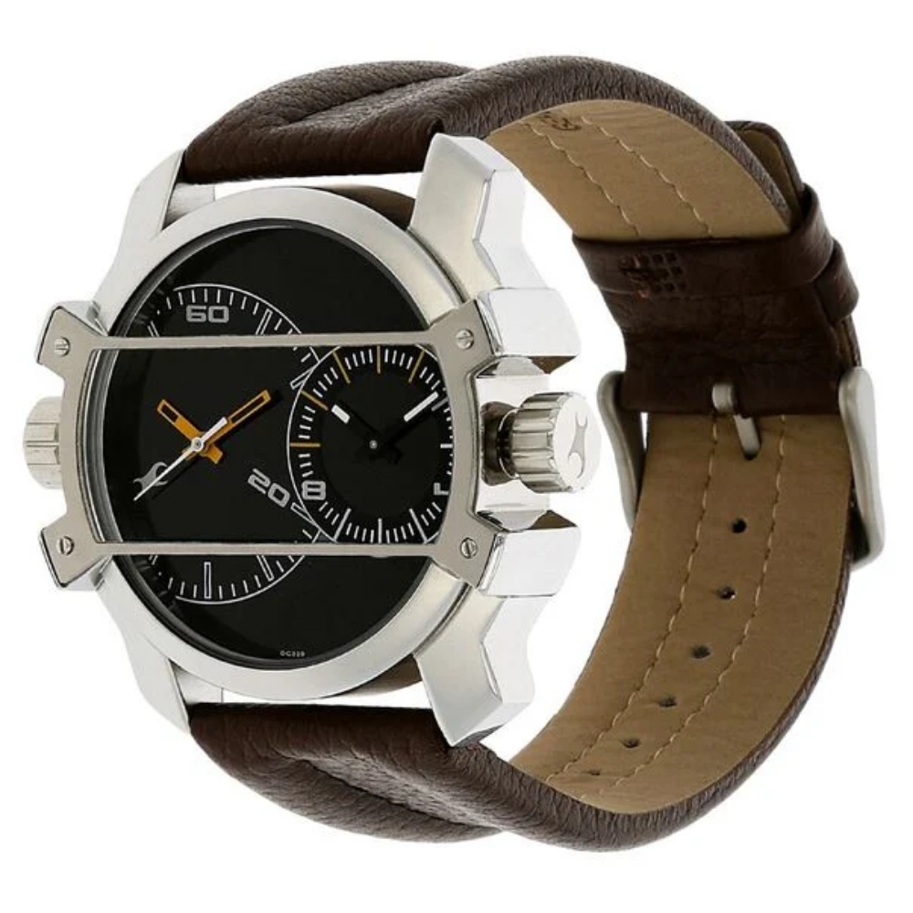 Fastrack Quartz Analog Black Dial Watch for Guys 3098SL02