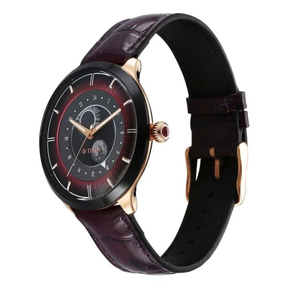 Titan Caleum Scarlet Red Women's Watch 10028KL01