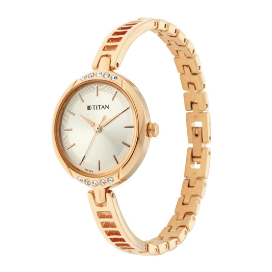 Titan Karishma Rose Gold Women's Watch 2637WM01