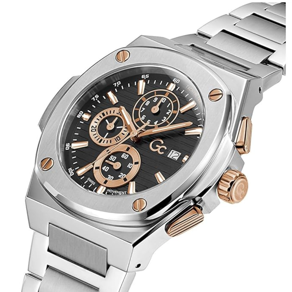 G.C. Round Black Men's Watch Y99001G2MF