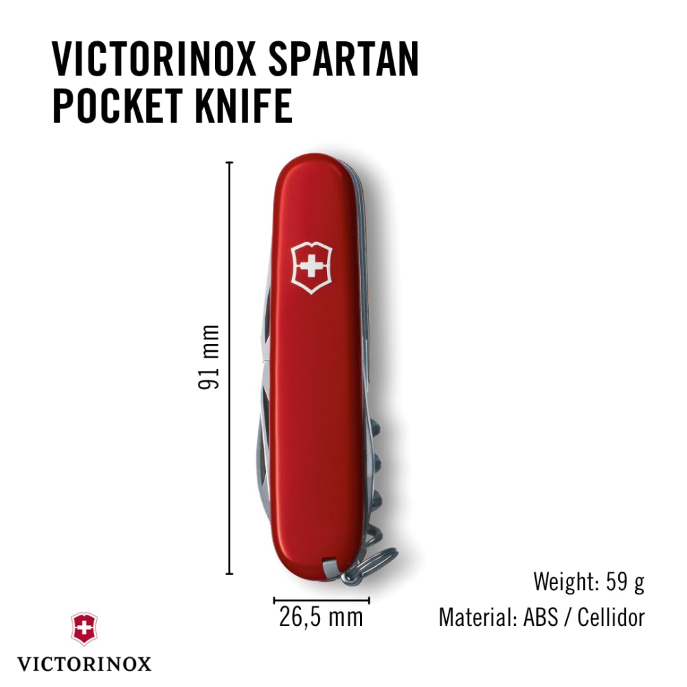 Victorinox Spartan Red Swiss Army Knife 3.3603.B1