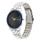 Fastrack Stunners Quartz Analog Black Dial Watch for Guys - 3308KM02