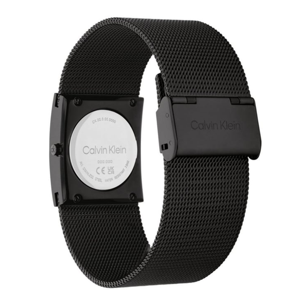 Calvin Klein Pulse Black Dial Women's Analog Mesh Watch 25100109