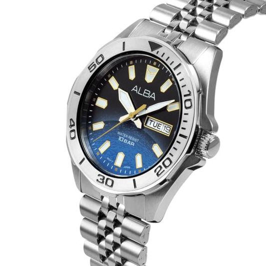 ALBA Planet Neptune Silver Men's Watch AV3589X1