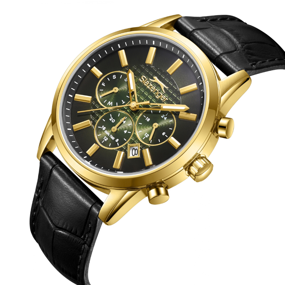 Slazenger Dark Green Dial Men's Multifunction Watch SL.09.2649.2.171