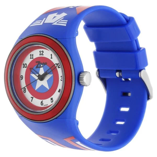Zoop Marvel Avengers Red Dial Multicoloured Strap Boys Kids Analog Watch C4048PP18