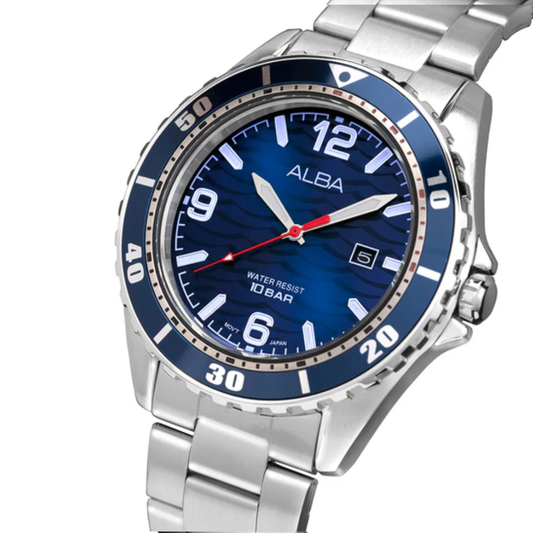 ALBA Active Blue Dial Men's Watch AG8N47X1