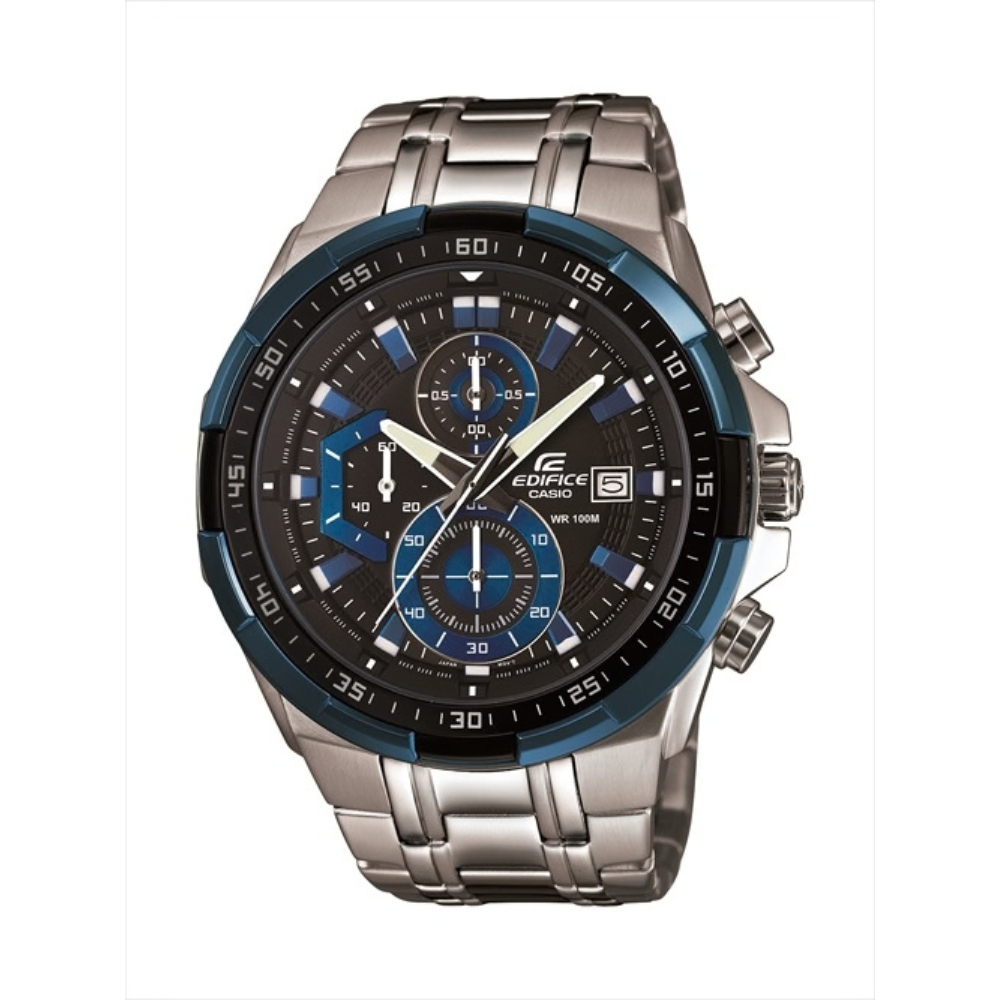 Casio Silver Stainless Steel Strap Men's Watch EFR-539D-1A2V, EFR-539D-1AV | 10473264