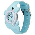 Zoop Dolphin Blue Dial Blue Strap Watch for Boys Girls Kids 26045PP01