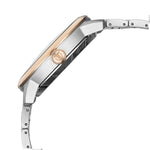 Titan See-Through Skeletal Bimetal Rose Gold & Steel Men's Watch 90220KM01