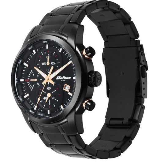 Titan Octane Black Men's Watch 90086KM05
