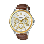 Casio Brown Leather Strap Men's Watch MTP-E308GL-9AV, MTP-E308L-1AV, MTP-E308L-7AV | 10518265