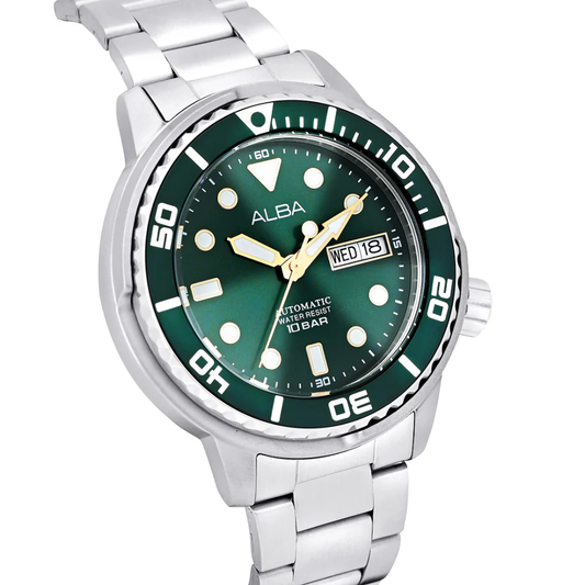 ALBA Green Dial Men's Watch AL4243X1