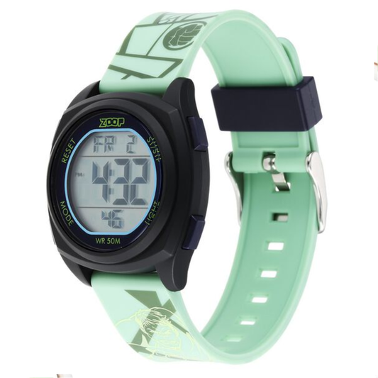 Zoop Hulk Green Digital Watch for Boys Kids with Digital Dial NS16025PP03