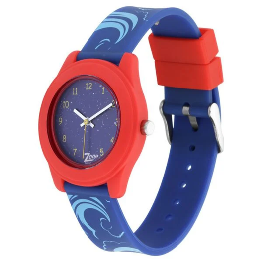 Zoop Blue Dial Blue Strap Watch Boys Girls Kids NR26019PP04W