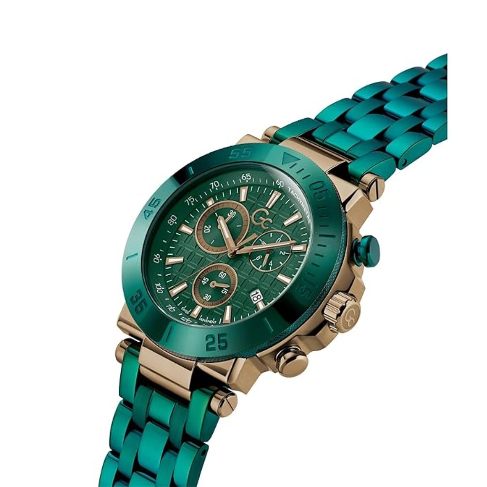 G.C. Round Green Dial Men's Watch Y70009G5MF