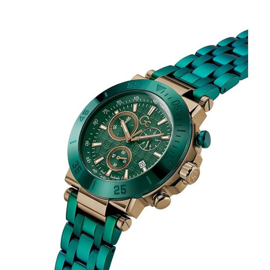 G.C. Round Green Dial Men's Watch Y70009G5MF