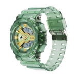 Fastrack Street Style Translucent Green Guys Watch 38116PP01