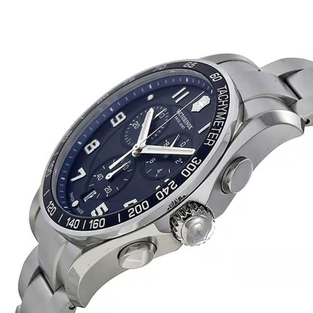 Victorinox Classic Blue Dial Chronograph Men's Watch 241652