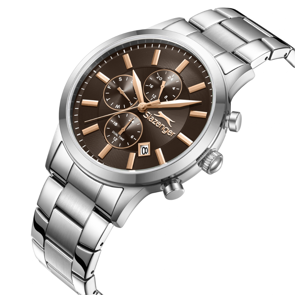 Slazenger Chronograph Brown Dial Men's Watch SL.09.2264.2.10