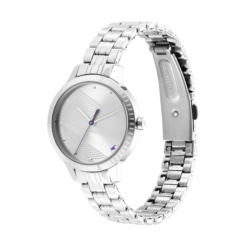 Fastrack Stunners Silver Dial Women's Watch 6267SM01