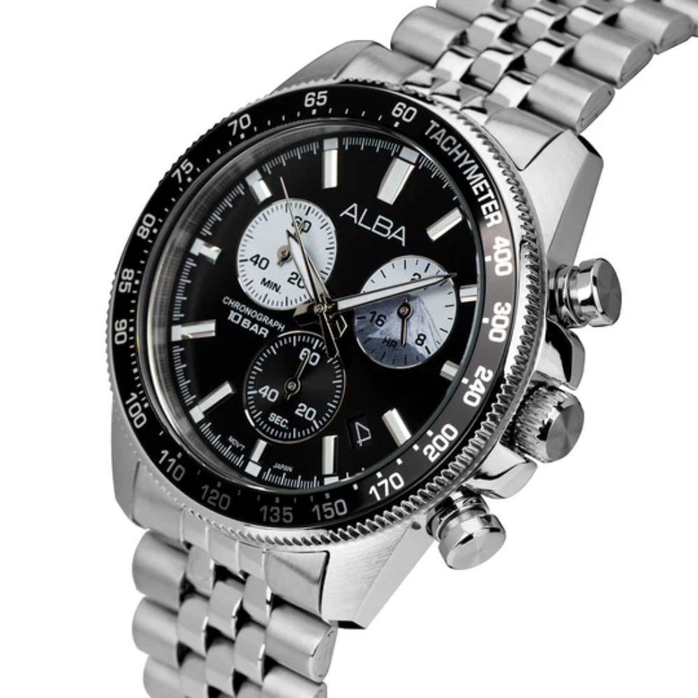 ALBA Black Dial Sport  Men's Watch AX7025X1