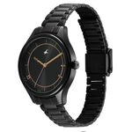 Fastrack Stunners Black Dial Quartz Analog Watch For Girls- 6296NM01