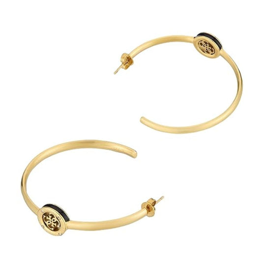 GUESS 4G Loop Gold-Plated Women's Earrings UBE02284YGBK
