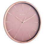 Titan Contemporary Rustic Pink Dial Wall Clock W0013PA03