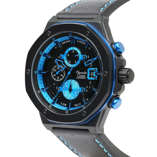 Alexandre Christie Chronograph Black Men's Watch 6600MCLIPBABU