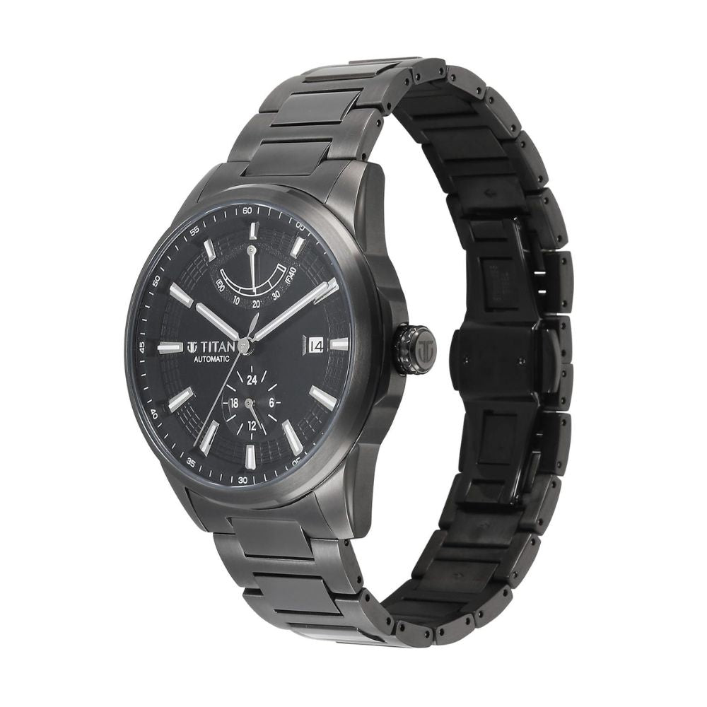 Titan Aion Concealed Black Men's Watch 90224QM01