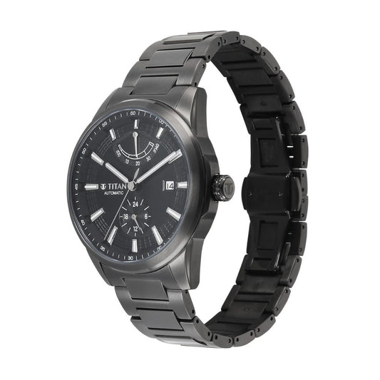 Titan Aion Concealed Black Men's Watch 90224QM01