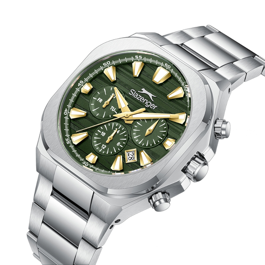 Slazenger Green Dial Men's Multifunction Watch SL.09.2634.2.170